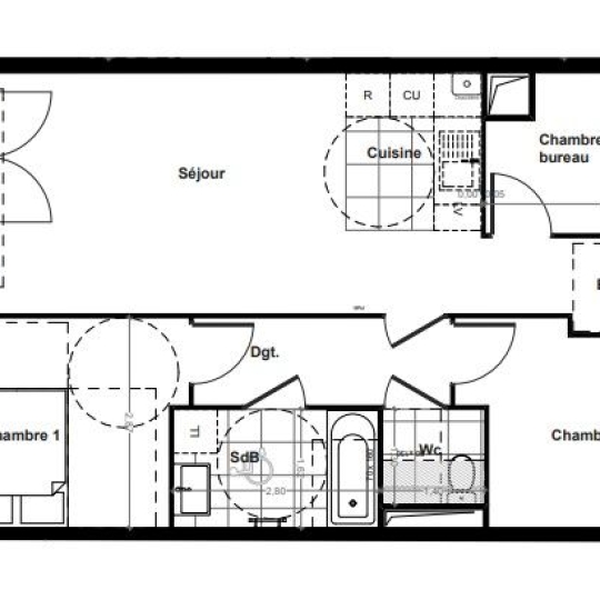  Annonces BAGNEUX : Appartement | MONTREUIL (93100) | 65 m2 | 331 000 € 