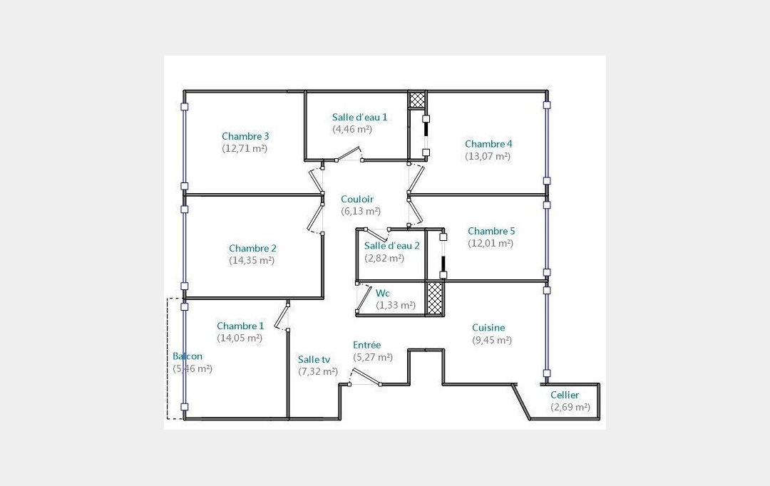 Annonces BAGNEUX : Appartement | CRETEIL (94000) | 13 m2 | 615 € 