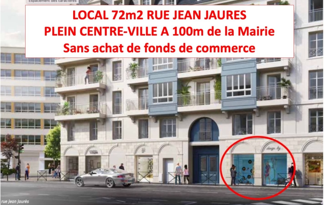 Annonces BAGNEUX : Local / Bureau | PUTEAUX (92800) | 73 m2 | 4 900 € 