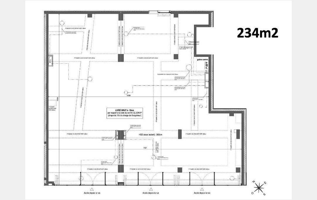 Annonces BAGNEUX : Local / Bureau | PARIS (75015) | 257 m2 | 1 644 544 € 