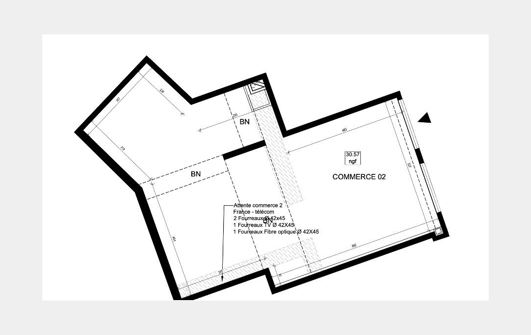 Annonces BAGNEUX : Local / Bureau | PUTEAUX (92800) | 72 m2 | 399 465 € 