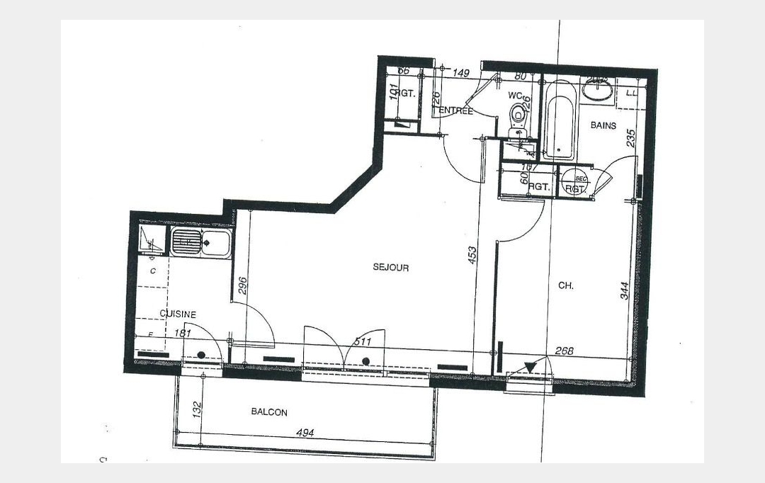 Annonces BAGNEUX : Appartement | VILLEJUIF (94800) | 42 m2 | 244 000 € 